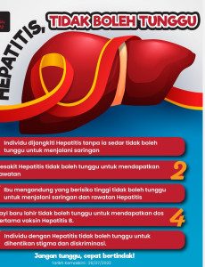 Hepatitis, Tidak Boleh Tunggu